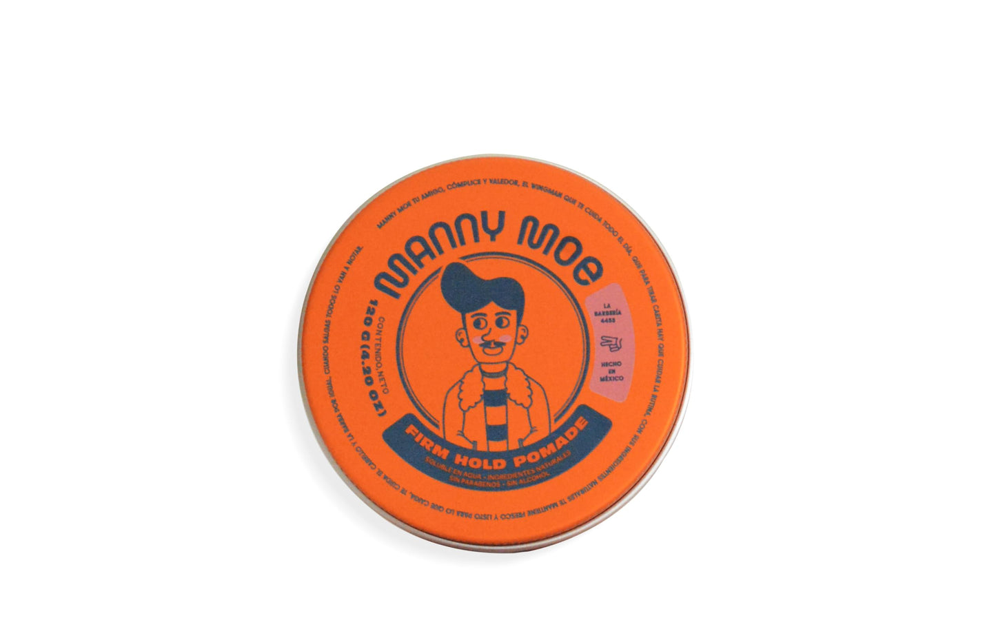 Manny Moe Pomade - Pomada Firme para Hombres, Strong Hold Hair Pomade, 4.2 oz